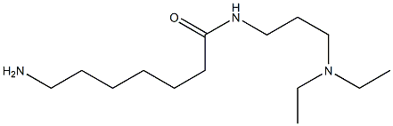 7-amino-N-[3-(diethylamino)propyl]heptanamide Structure