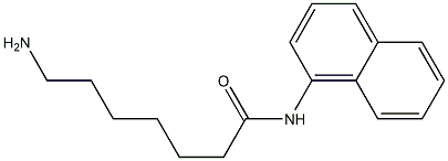 7-amino-N-1-naphthylheptanamide 구조식 이미지