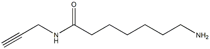 7-amino-N-prop-2-ynylheptanamide 구조식 이미지