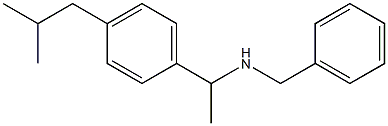 benzyl({1-[4-(2-methylpropyl)phenyl]ethyl})amine Structure