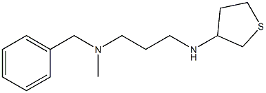 benzyl(methyl)[3-(thiolan-3-ylamino)propyl]amine 구조식 이미지