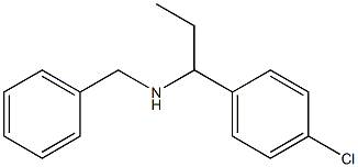 benzyl[1-(4-chlorophenyl)propyl]amine 구조식 이미지