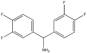 bis(3,4-difluorophenyl)methanamine Structure