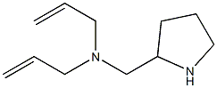 bis(prop-2-en-1-yl)(pyrrolidin-2-ylmethyl)amine 구조식 이미지