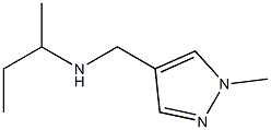 butan-2-yl[(1-methyl-1H-pyrazol-4-yl)methyl]amine 구조식 이미지