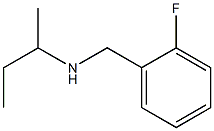 butan-2-yl[(2-fluorophenyl)methyl]amine Structure