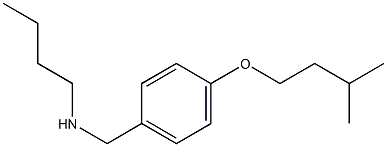 butyl({[4-(3-methylbutoxy)phenyl]methyl})amine 구조식 이미지