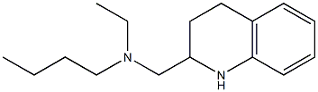 butyl(ethyl)(1,2,3,4-tetrahydroquinolin-2-ylmethyl)amine Structure