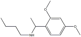 butyl[1-(2,4-dimethoxyphenyl)ethyl]amine Structure