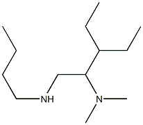 butyl[2-(dimethylamino)-3-ethylpentyl]amine Structure