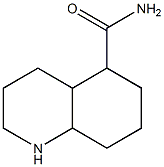decahydroquinoline-5-carboxamide 구조식 이미지