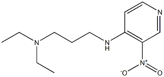 diethyl({3-[(3-nitropyridin-4-yl)amino]propyl})amine Structure