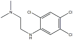 dimethyl({2-[(2,4,5-trichlorophenyl)amino]ethyl})amine Structure