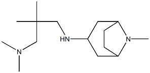 dimethyl({2-methyl-2-[({8-methyl-8-azabicyclo[3.2.1]octan-3-yl}amino)methyl]propyl})amine Structure