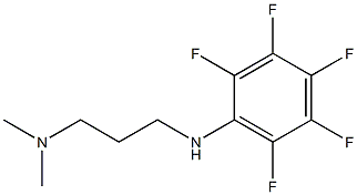dimethyl({3-[(2,3,4,5,6-pentafluorophenyl)amino]propyl})amine Structure