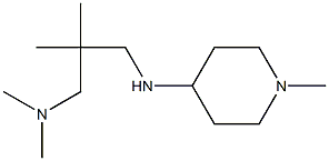 dimethyl(2-methyl-2-{[(1-methylpiperidin-4-yl)amino]methyl}propyl)amine Structure