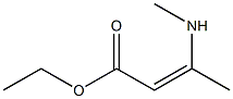 ethyl (2Z)-3-(methylamino)but-2-enoate 구조식 이미지