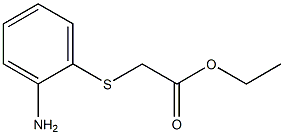 ethyl [(2-aminophenyl)thio]acetate Structure