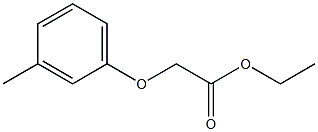 ethyl 2-(3-methylphenoxy)acetate Structure