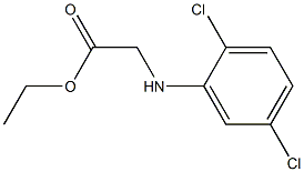 ethyl 2-[(2,5-dichlorophenyl)amino]acetate 구조식 이미지