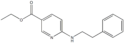 ethyl 6-[(2-phenylethyl)amino]pyridine-3-carboxylate Structure