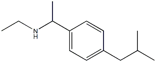 ethyl({1-[4-(2-methylpropyl)phenyl]ethyl})amine 구조식 이미지