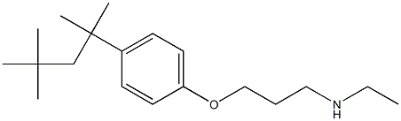 ethyl({3-[4-(2,4,4-trimethylpentan-2-yl)phenoxy]propyl})amine 구조식 이미지