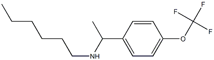 hexyl({1-[4-(trifluoromethoxy)phenyl]ethyl})amine 구조식 이미지