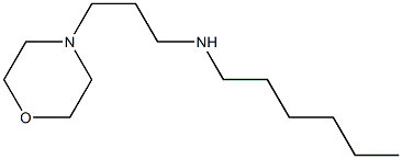 hexyl[3-(morpholin-4-yl)propyl]amine 구조식 이미지