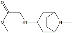 methyl 2-({8-methyl-8-azabicyclo[3.2.1]octan-3-yl}amino)acetate 구조식 이미지