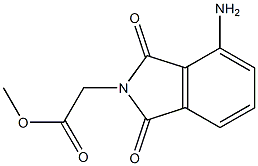 methyl 2-(4-amino-1,3-dioxo-2,3-dihydro-1H-isoindol-2-yl)acetate Structure