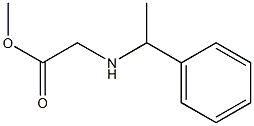 methyl 2-[(1-phenylethyl)amino]acetate 구조식 이미지