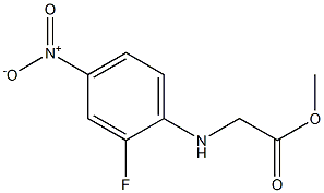 methyl 2-[(2-fluoro-4-nitrophenyl)amino]acetate Structure