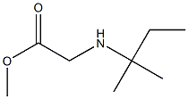 methyl 2-[(2-methylbutan-2-yl)amino]acetate 구조식 이미지