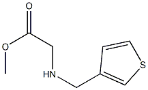 methyl 2-[(thiophen-3-ylmethyl)amino]acetate Structure