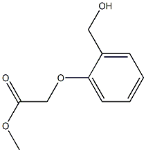 methyl 2-[2-(hydroxymethyl)phenoxy]acetate 구조식 이미지