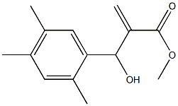 methyl 2-[hydroxy(2,4,5-trimethylphenyl)methyl]prop-2-enoate 구조식 이미지