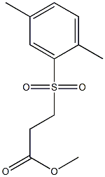 methyl 3-[(2,5-dimethylbenzene)sulfonyl]propanoate Structure