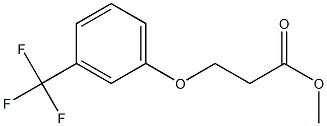 methyl 3-[3-(trifluoromethyl)phenoxy]propanoate 구조식 이미지