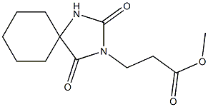 methyl 3-{2,4-dioxo-1,3-diazaspiro[4.5]decan-3-yl}propanoate 구조식 이미지