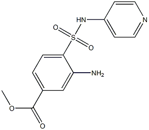 methyl 3-amino-4-(pyridin-4-ylsulfamoyl)benzoate Structure