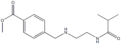 methyl 4-({[2-(2-methylpropanamido)ethyl]amino}methyl)benzoate Structure