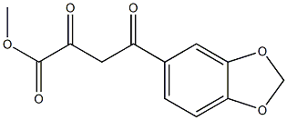 methyl 4-(2H-1,3-benzodioxol-5-yl)-2,4-dioxobutanoate Structure