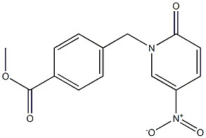 methyl 4-[(5-nitro-2-oxo-1,2-dihydropyridin-1-yl)methyl]benzoate 구조식 이미지