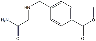 methyl 4-{[(2-amino-2-oxoethyl)amino]methyl}benzoate Structure