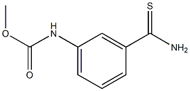 methyl N-(3-carbamothioylphenyl)carbamate 구조식 이미지
