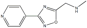 methyl({[3-(pyridin-4-yl)-1,2,4-oxadiazol-5-yl]methyl})amine Structure