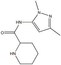 N-(1,3-dimethyl-1H-pyrazol-5-yl)piperidine-2-carboxamide Structure