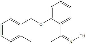 N-(1-{2-[(2-methylphenyl)methoxy]phenyl}ethylidene)hydroxylamine Structure