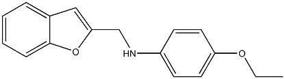 N-(1-benzofuran-2-ylmethyl)-4-ethoxyaniline 구조식 이미지